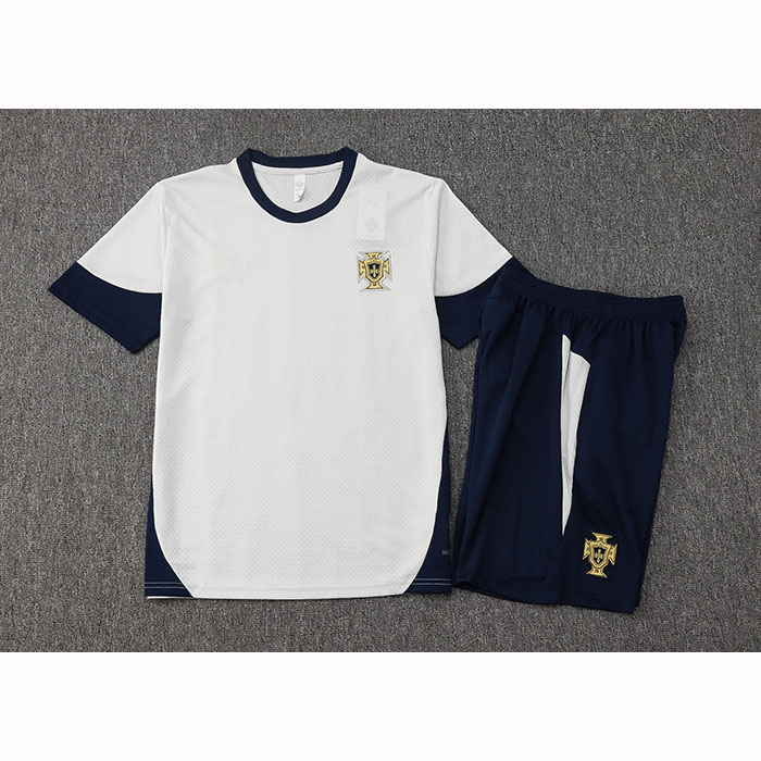 Chandal del Portugal Manga Corta 24-25 Blanco - Pantalon Corto